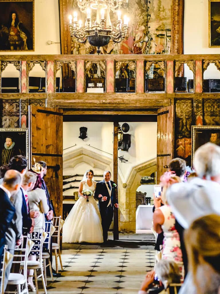 Wedding Ceremony at Berkeley Castle