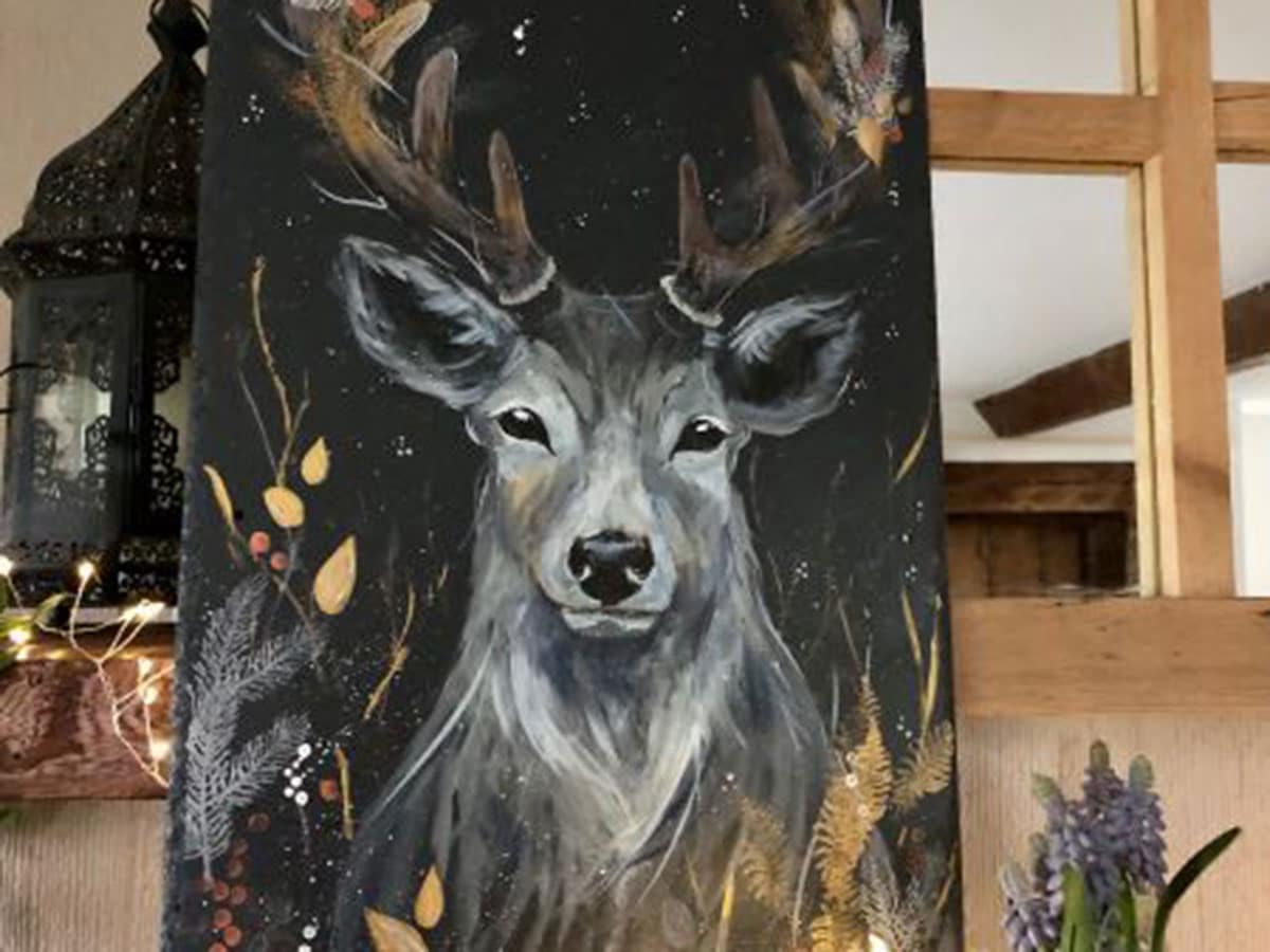 Stag painting workshop